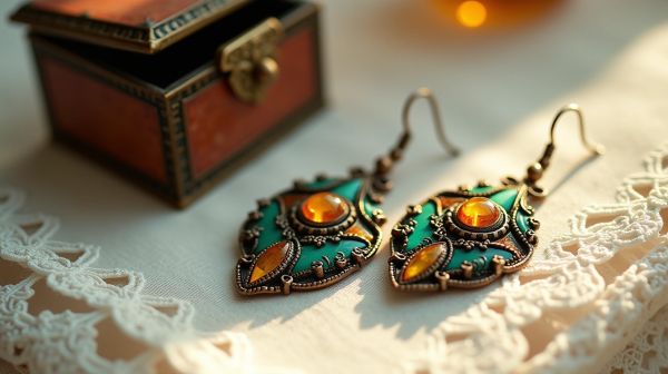 Boucles d'oreilles personnalisées uniques et artisanales pour femme